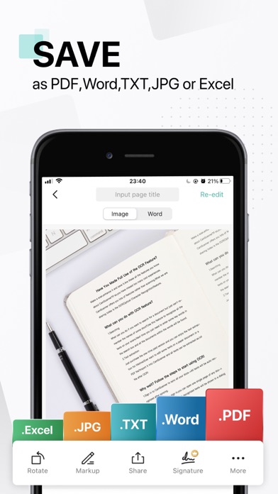 Captura 2 de CamScanner:Escanear Documentos