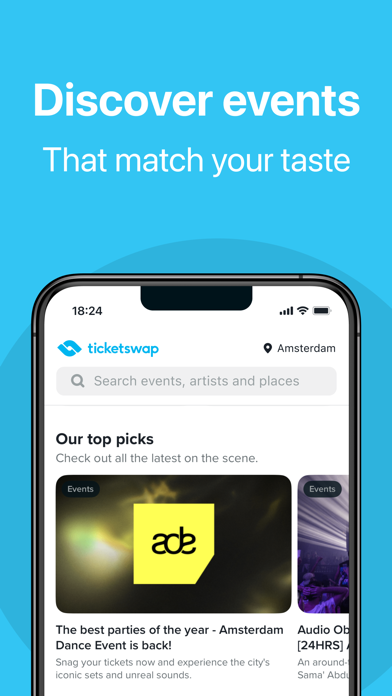 Captura 5 de TicketSwap - Buy, Sell Tickets