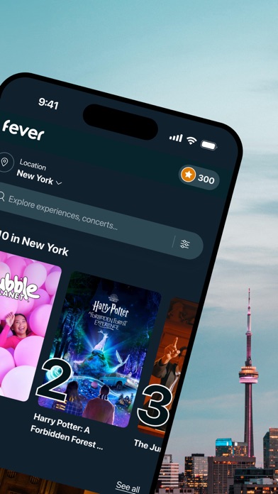Captura 2 de Fever: Ocio y eventos