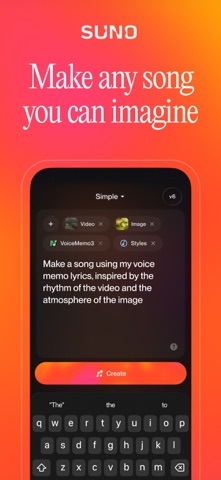 Captura 1 de Suno - Creador de Canciones IA