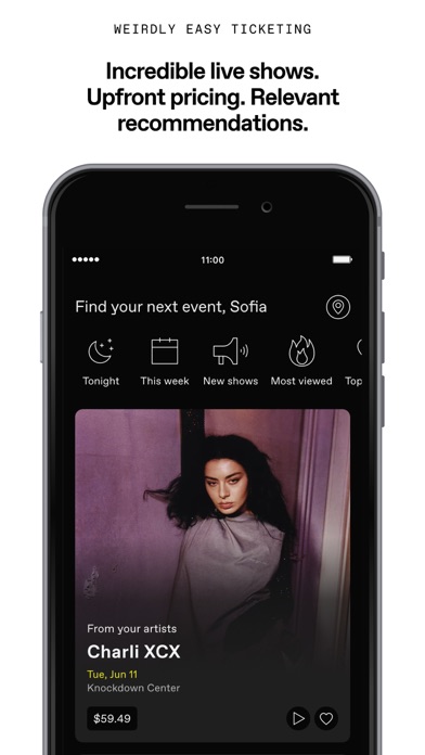 Captura 1 de DICE: Eventos en directo