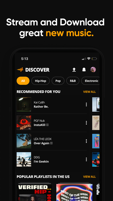 Captura 1 de Audiomack - Transmite música
