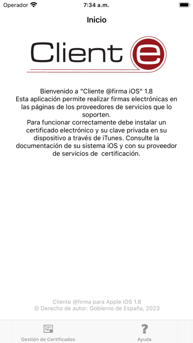 Captura 2 de Autofirma App