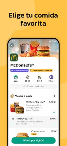 Captura 3 de Glovo: Comida a domicilio