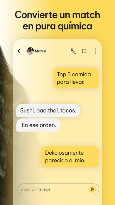 Captura 5 de Bumble: Chat. Ligar. Citas