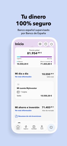 Captura 2 de MyInvestor · Banco & Inversión