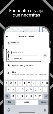 Captura 3 de Uber - Viajes en taxi y más
