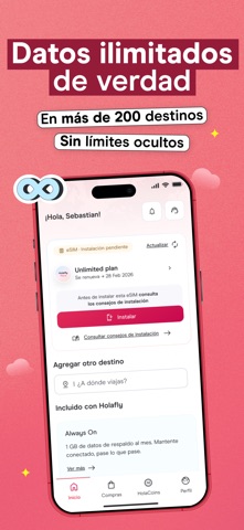Captura 2 de Holafly eSIM: datos ilimitados