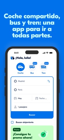 Captura 1 de BlaBlaCar: Viaja por menos