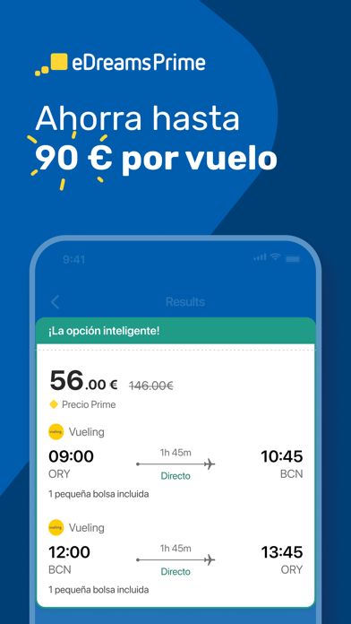 Captura 3 de eDreams: Vuelos y hoteles
