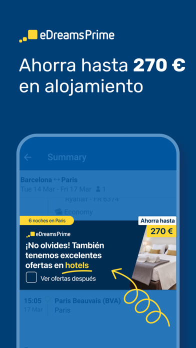 Captura 4 de eDreams: Vuelos y hoteles