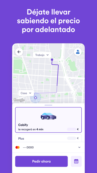 Captura 2 de Cabify, viaja como te mereces