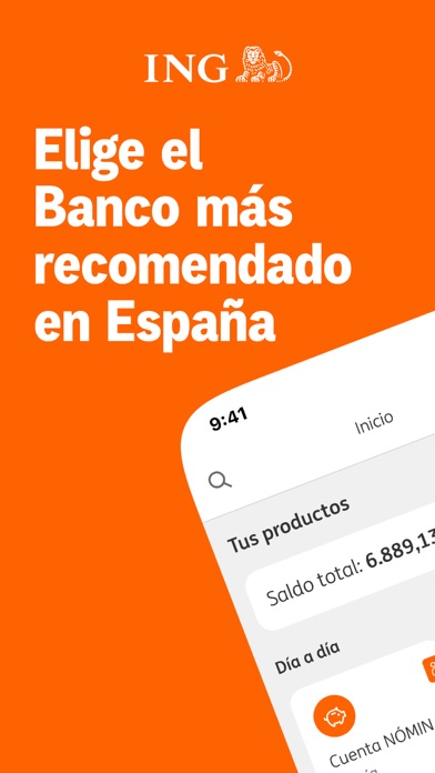 Captura 1 de ING Banca Móvil y Finanzas