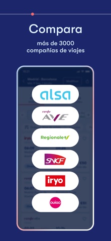 Captura 3 de Omio: Reserva tren, bus, vuelo
