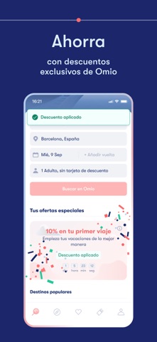 Captura 4 de Omio: Reserva tren, bus, vuelo