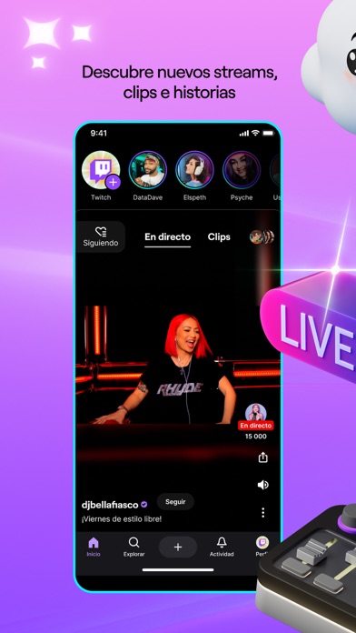 Captura 1 de Twitch: emisiones en directo