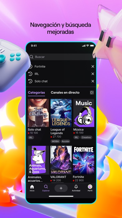 Captura 3 de Twitch: emisiones en directo