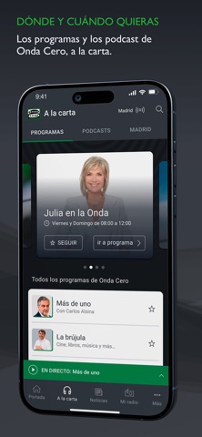 Captura 3 de Onda Cero: Radio FM y Podcast