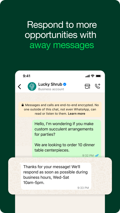 Captura 4 de WhatsApp Business