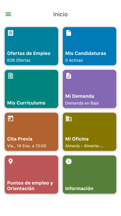 Captura 2 de Servicio Andaluz de Empleo