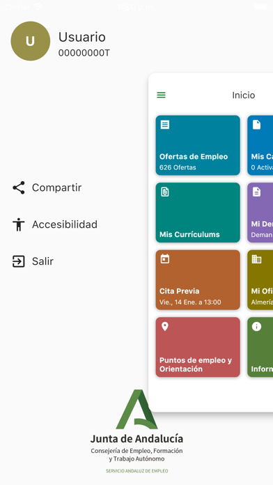 Captura 3 de Servicio Andaluz de Empleo