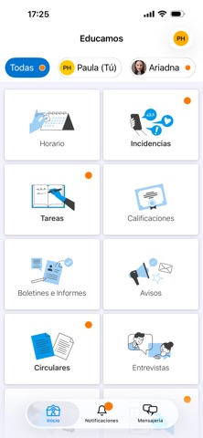 Captura 1 de Educamos Familias
