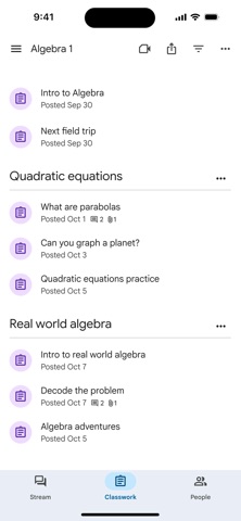 Captura 3 de Google Classroom