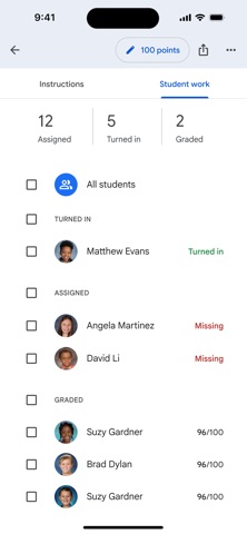 Captura 4 de Google Classroom