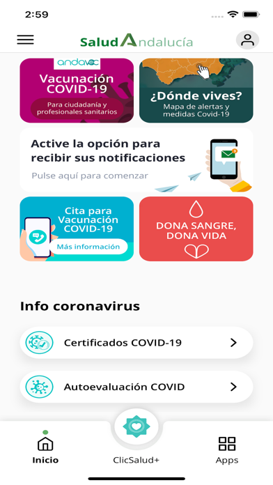 Captura 2 de Salud Andalucía