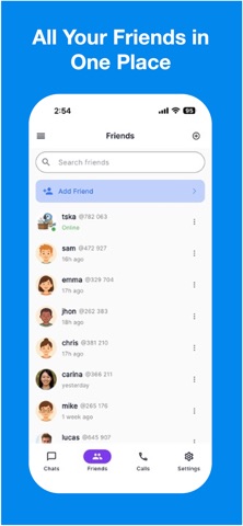 Captura 2 de Parrot Chat Messenger