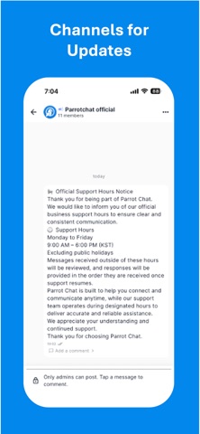 Captura 5 de Parrot Chat Messenger