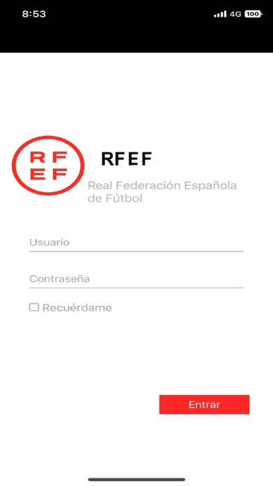 Captura 1 de Intranet - RFEF