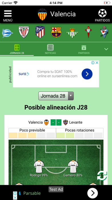 Captura 2 de FútbolFantasy