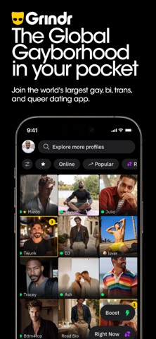 Captura 1 de Grindr citas y chats para gays