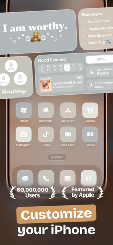 Captura 1 de Color Widgets: Iconos y Temas