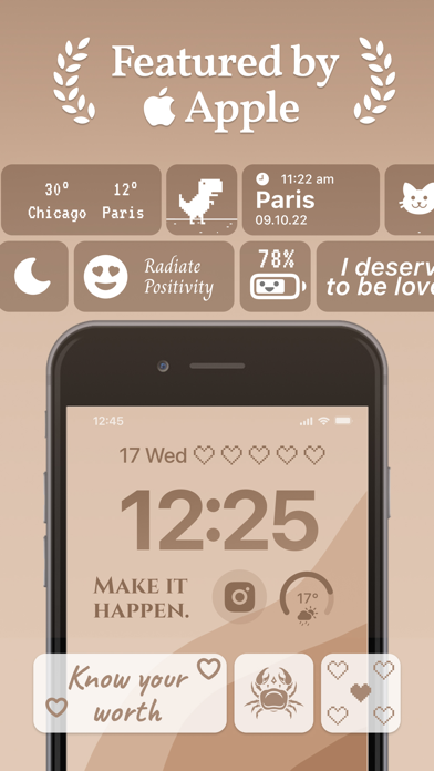 Captura 1 de Aesthetic Kit: Widgets y Temas