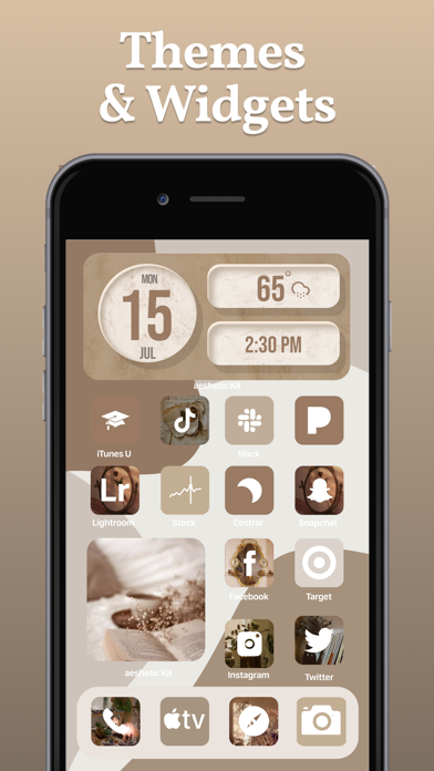 Captura 2 de Aesthetic Kit: Widgets y Temas