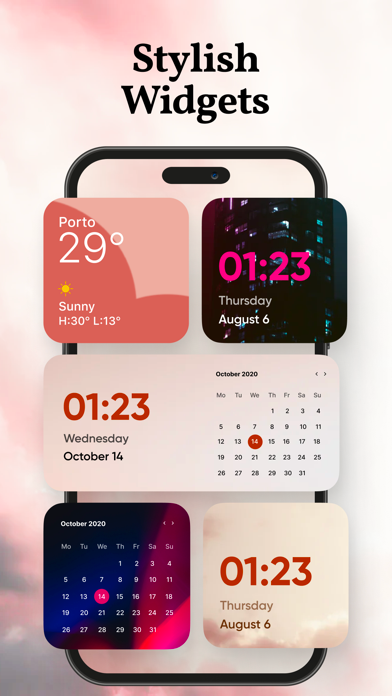 Captura 5 de Aesthetic Kit: Widgets y Temas