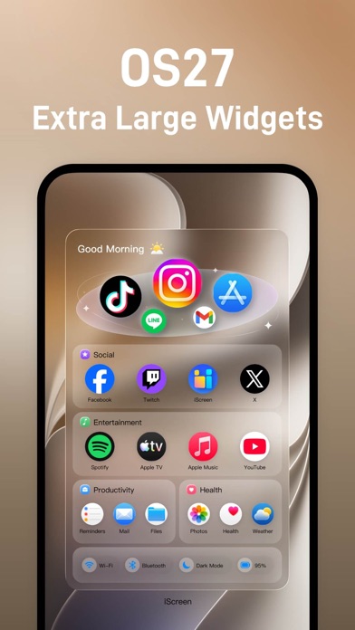 Captura 3 de iScreen:Icono,Widget,Tema