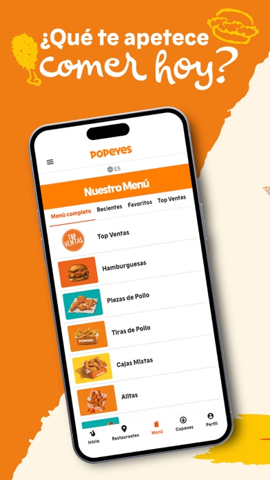 Captura 3 de POPEYES® España – Pide en casa