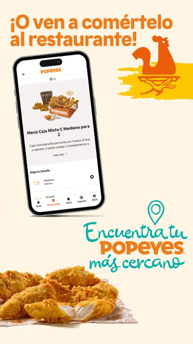 Captura 5 de POPEYES® España – Pide en casa