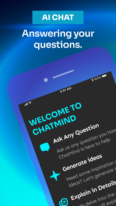 Captura 1 de ChatMind-Asistente Inteligente