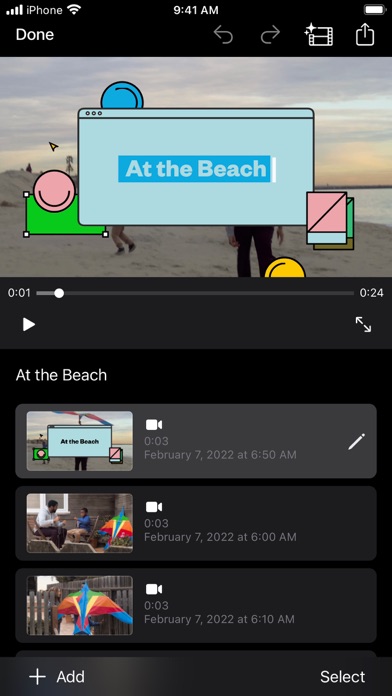 Captura 1 de iMovie