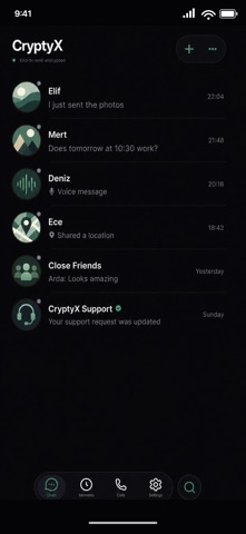 Captura 1 de CryptyX: Secure Messaging
