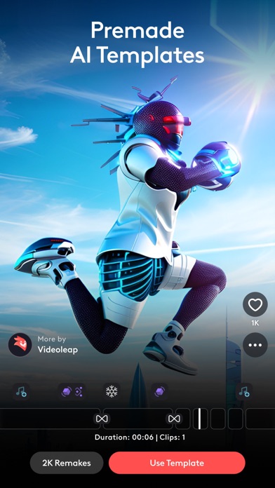 Captura 2 de Videoleap: Editor de Vídeos IA