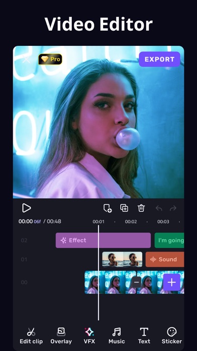 Captura 2 de VivaCut - Editor de Videos IA
