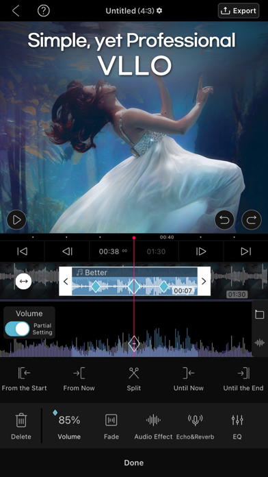 Captura 1 de VLLO,Mi Primer Editor de Vídeo