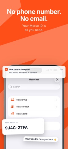 Captura 2 de Morse - Private Messenger