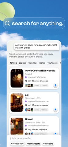 Captura 5 de corner: curate & share places