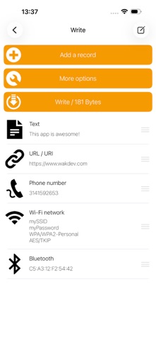 Captura 4 de NFC Tools